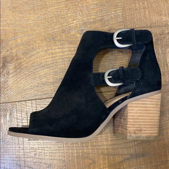 Black open for buckle booties - Picture 2 of 2